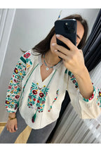 Floral Embroidered Blouse