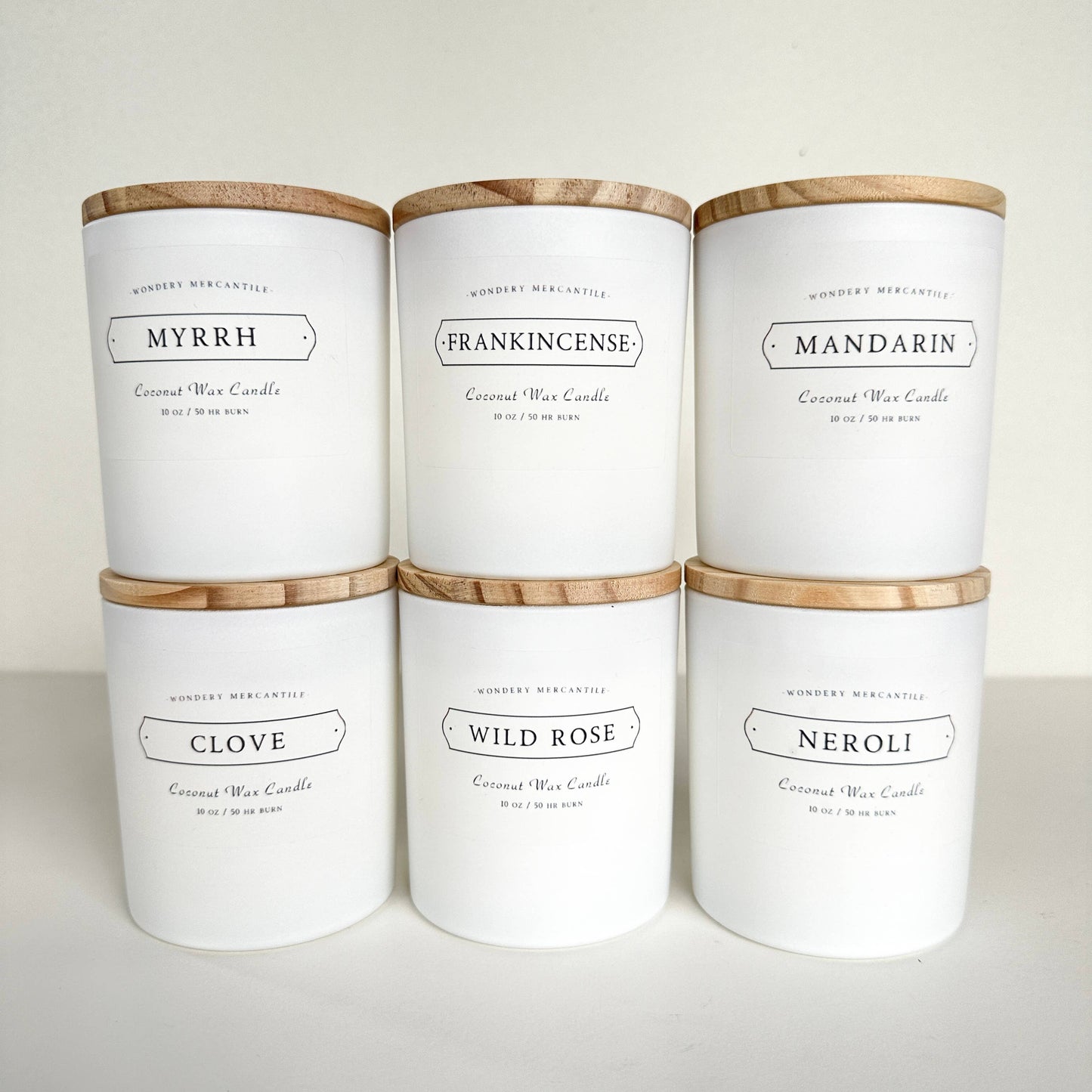 Myrrh Coconut Wax Candle | Frankincense, Amber, Oud