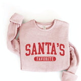SANTA'S FAVORITE Graphic Sweatshirt