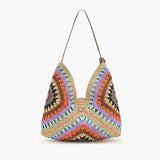 Raffia Hobo Bag