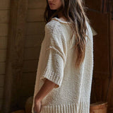 Baggy Knit Pullover Sweater