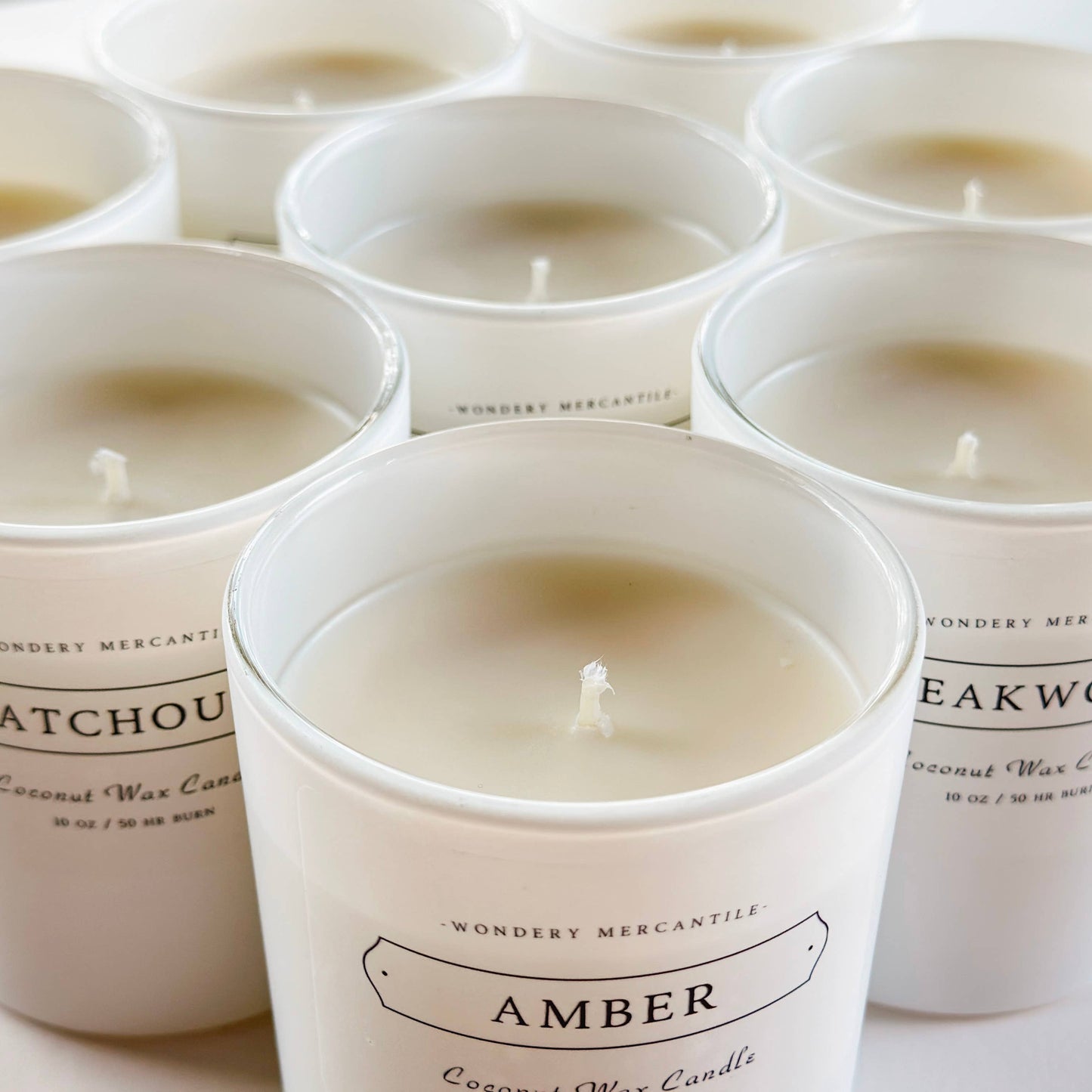 Amber Coconut Wax Candle | Amber, Ozone, Bergamot