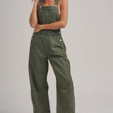 VINTAGE LEOPARD OVERALL JUMPSUIT WITH BARREL LEG SILHOUETTE