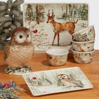 Winter's Walk Christmas Rectangular Platter