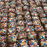 O’Krispy Mini🥄Milk Choc Rice Krispy Squares w/Sprinkles 6PK
