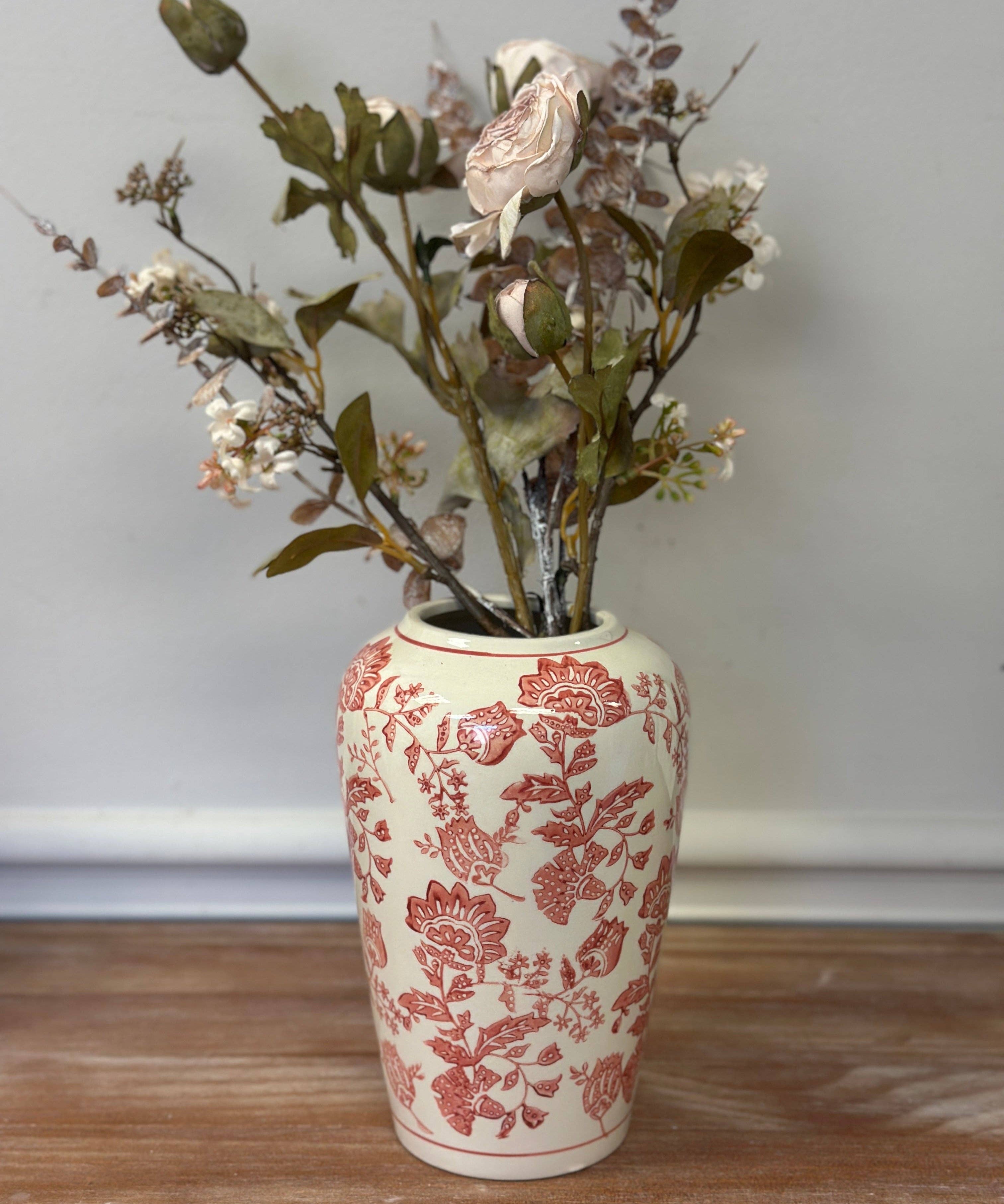 Floral Ceramic Vases