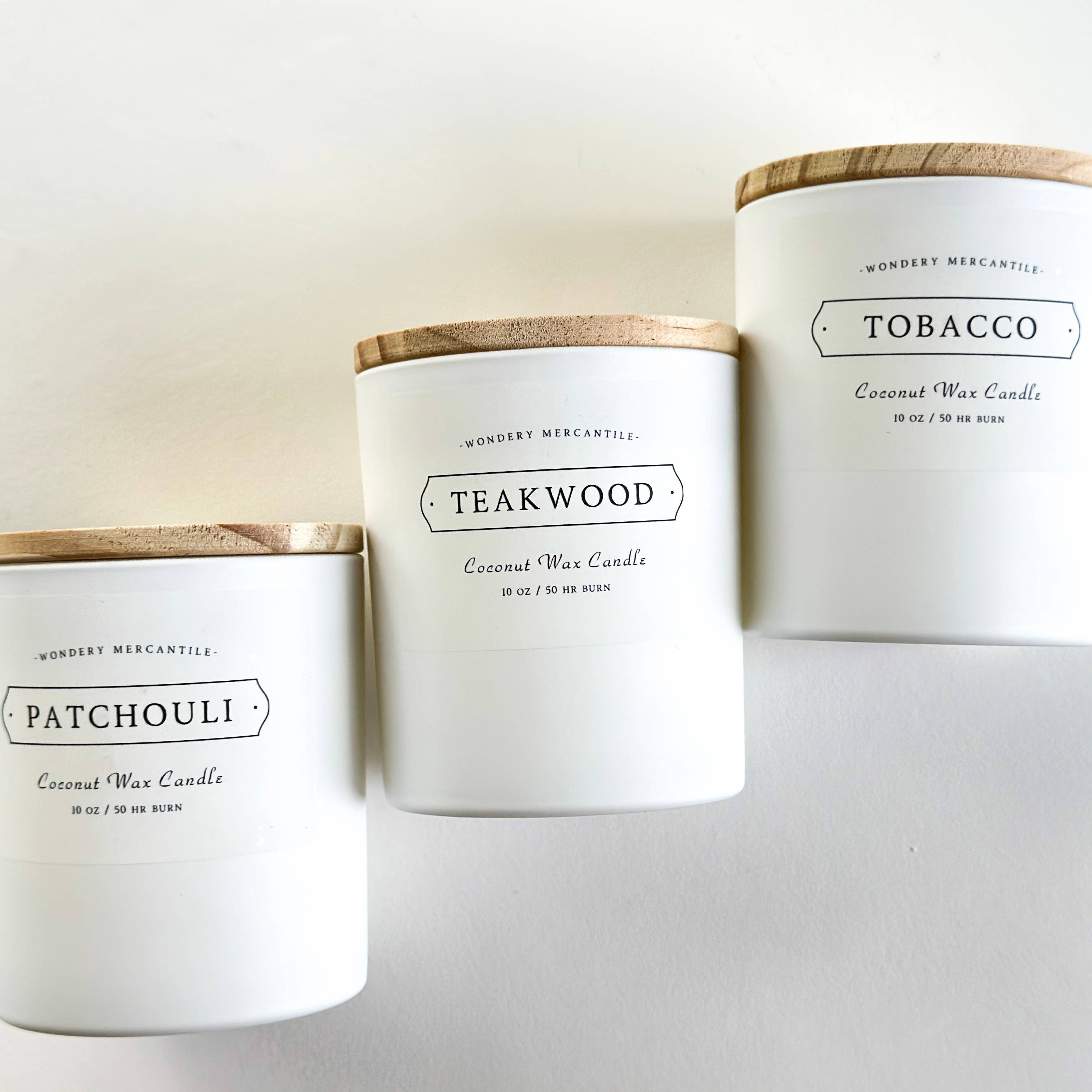 Teakwood Coconut Wax Candle | Tobacco, Santal, Ginger