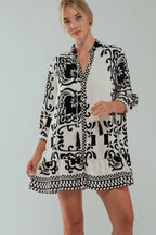 Floral Tassel Tie Tiered Dress