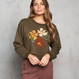 4783-MAT French Terry Applique Sweatshirt
