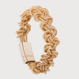 Braided Knot Metal Bracelet