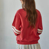 Red '67' Terry Crew Neck