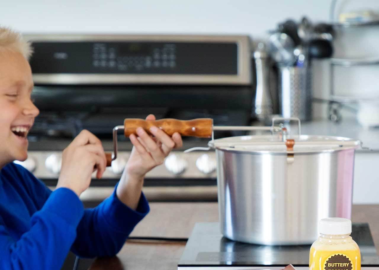 6-Quart Aluminum Whirley Popper