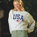 "USA" Graphic Sweatshirt