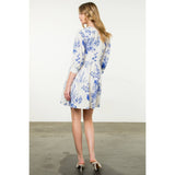 Long Sleeve Floral Midi Dress