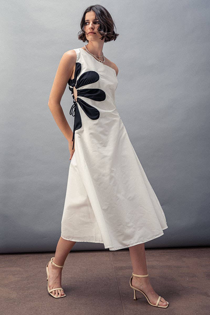 Medallion Bell Sleeve Dress