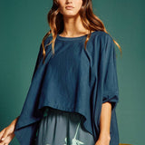 Solid Oversized Baggy Top
