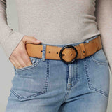 Pip | Vintage Full-Grain Leather Belt for Women