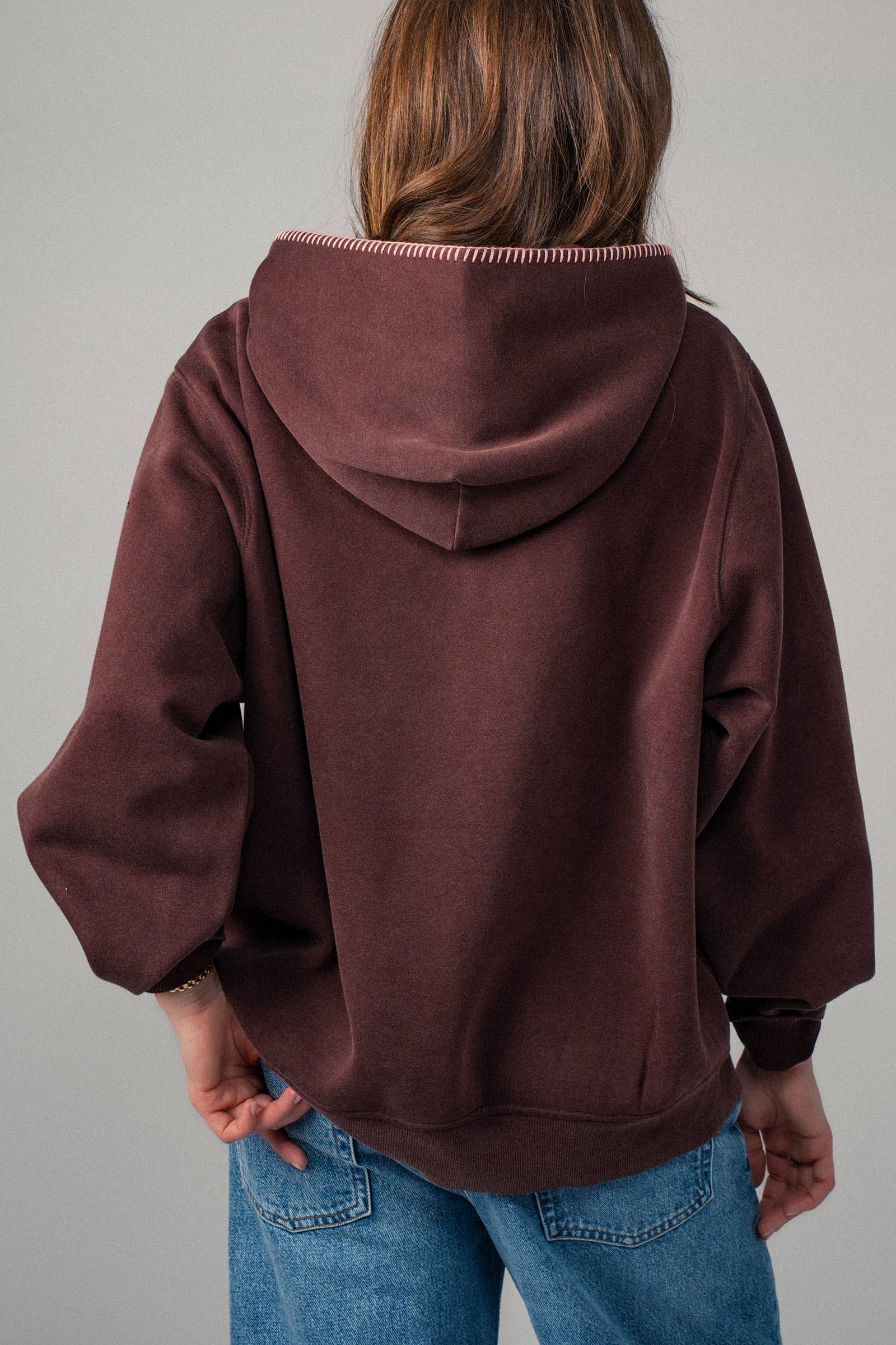 Vintage-Wash Hooded Sweatshirt