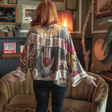 Friendship Love & Truth Pixie Duster Cropped Kimono
