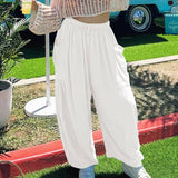 Pleated Wide-Leg Pants