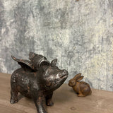 Cast Iron Flying Pig