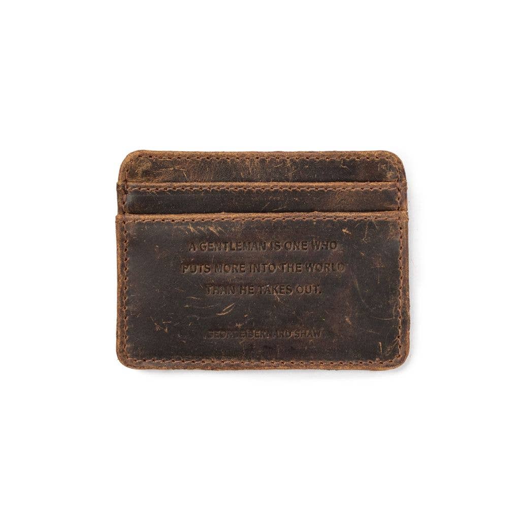 George Bernard Shaw Leather Wallets