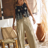 Relaxed Striped Pants