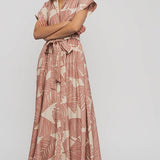 Forever Fern Belted Maxi Dress