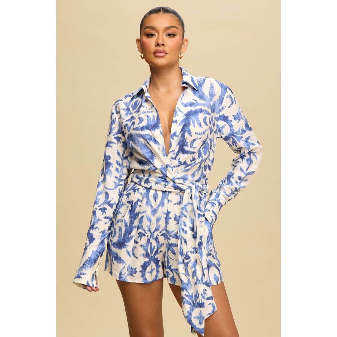 Maja Tie Shirt Romper