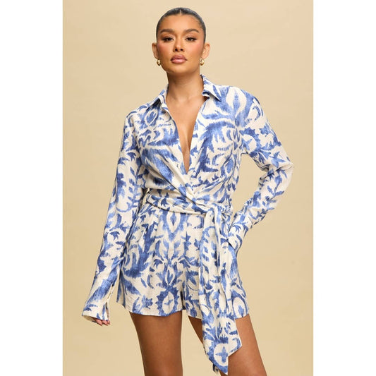 Maja Tie Shirt Romper
