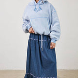 Fleece Pocket Bubble Hoodie
