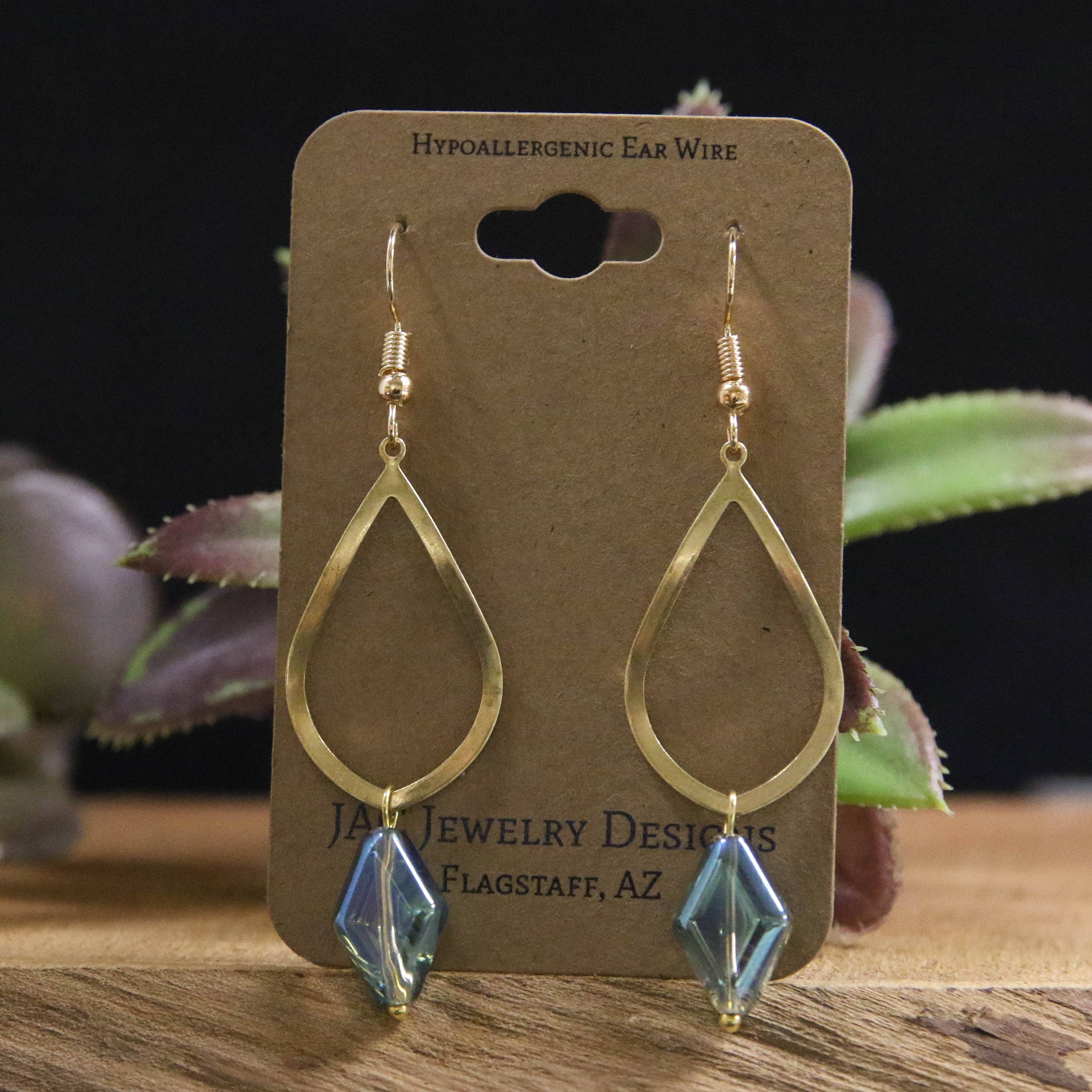 Diamond Drop Earrings