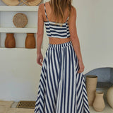 Striped Cami Crop Top