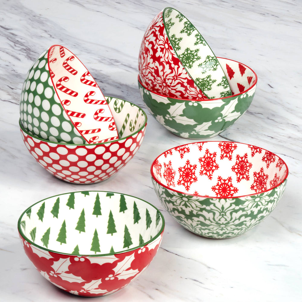 Winter Medley Christmas All Purpose Bowl