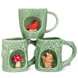 Nature Inspired Mug with Alcove-4"H(11oz)
