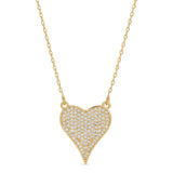 Pavé Heart Necklace