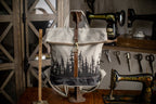 Black Spruce Forest Recycled Canvas Backpack