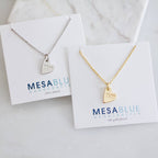 11:11 Stamped Heart Necklace