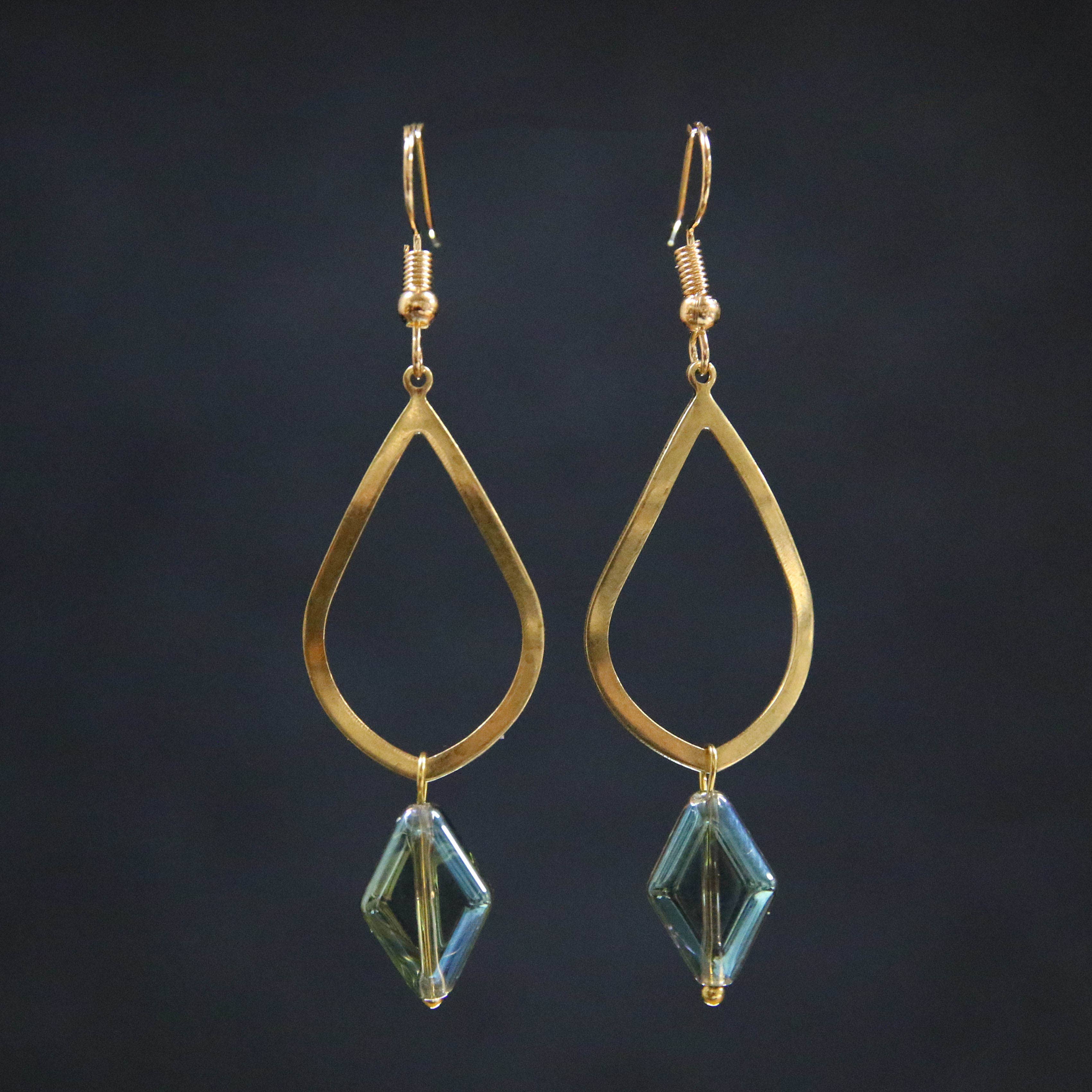 Diamond Drop Earrings