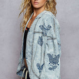 Vintage Embroidered Denim Jacket