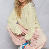 Thin Cable Knit Sweater