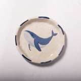 Whale Trinket Tray-Ceramic Trinket Ring Dish-Jewelry Tray