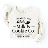 "THE NORTH POLE MILK AND COOKIE CO." Sweatshirt