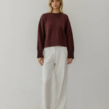 The Asher Sweater | Oversized Cropped Sweater