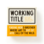"Working Title" Game