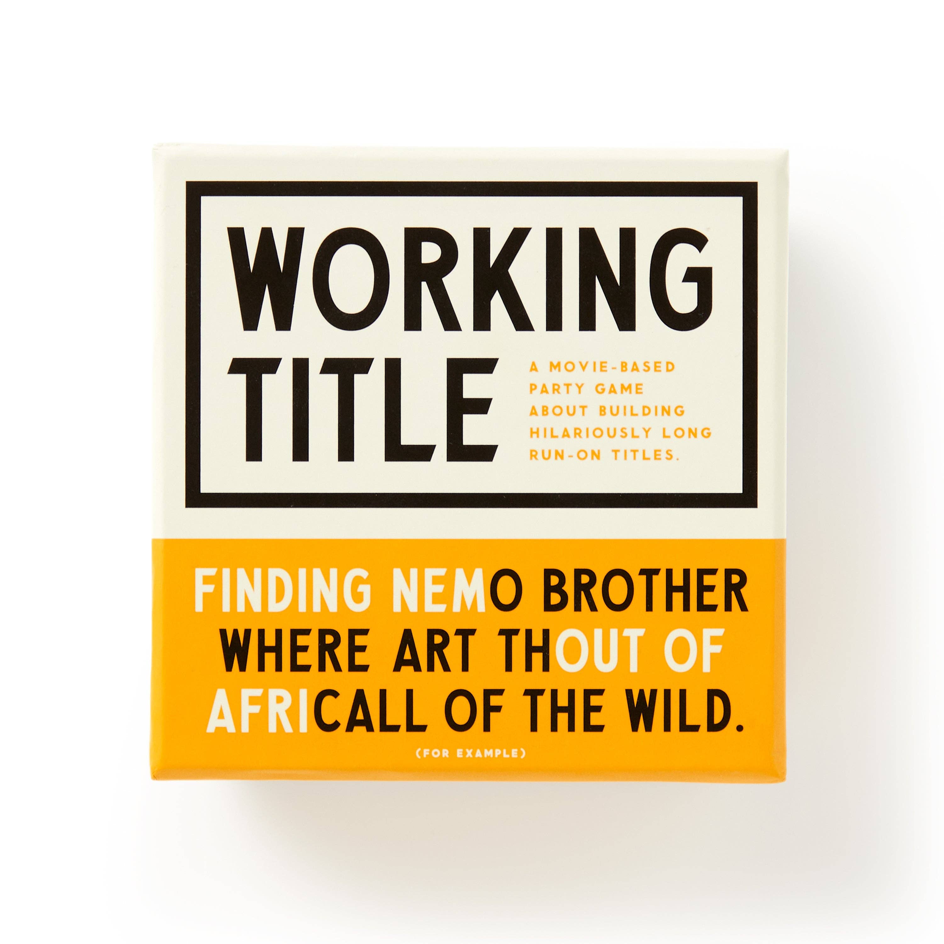 "Working Title" Game