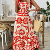 Boho Chic Floral Dress