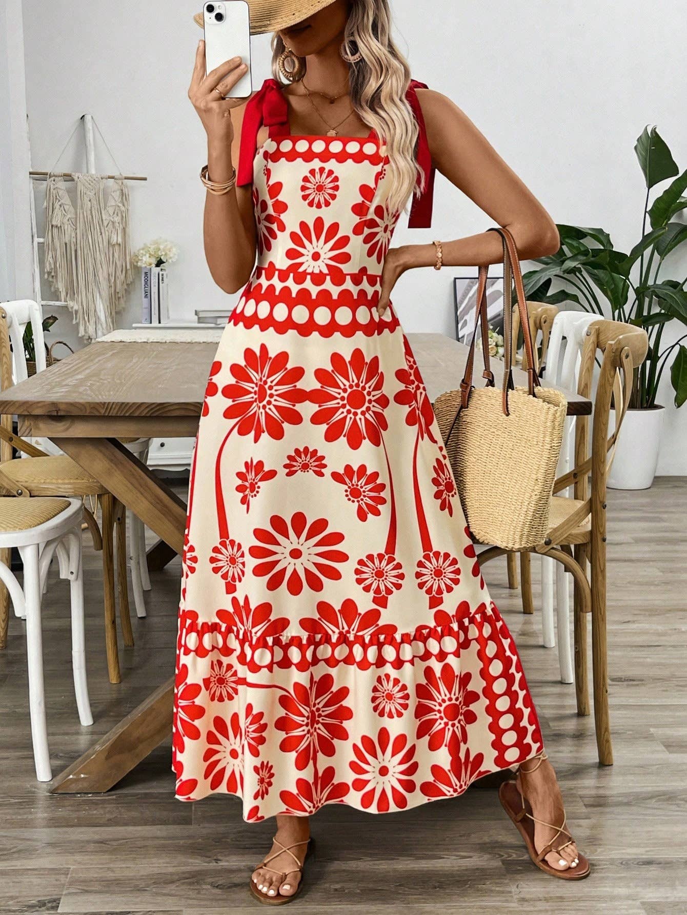 Boho Chic Floral Dress