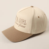 'Just A Girl Who Loves Jesus' Embroidered Trucker Hat