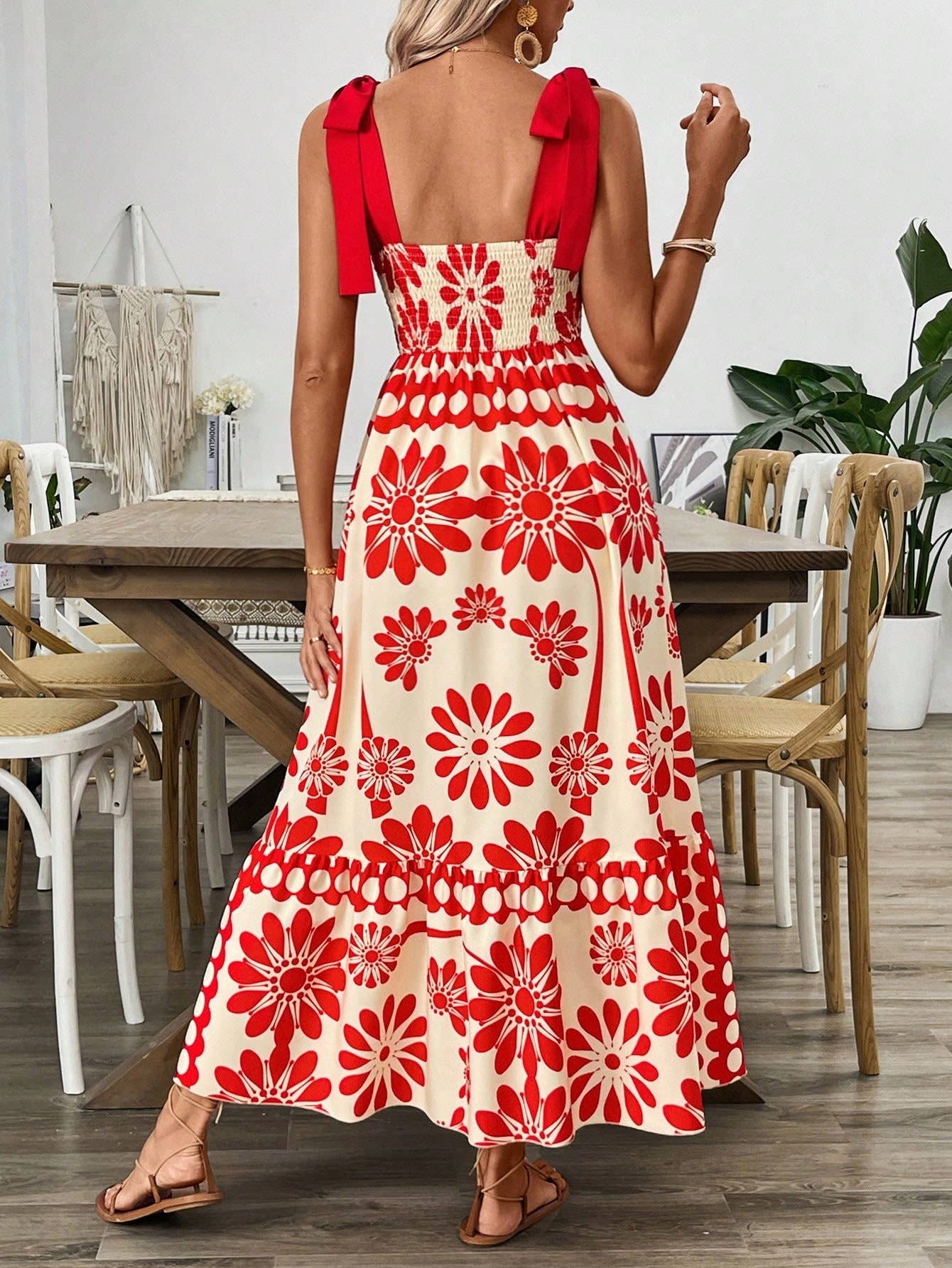 Boho Chic Floral Dress